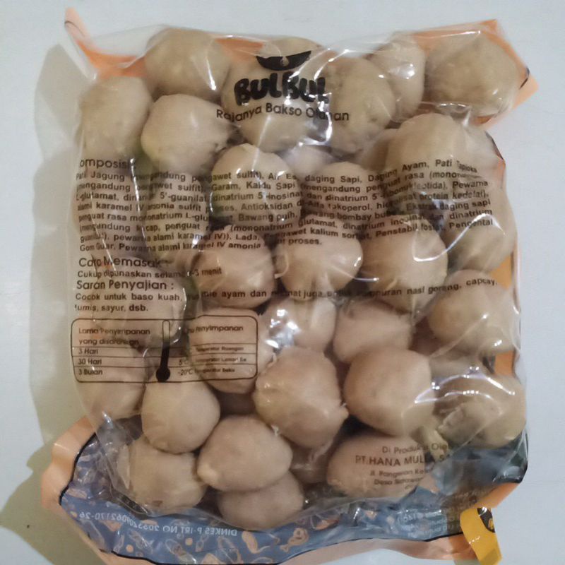 Jual Bul Bul Bakso Daging Isi 50 Pcs Shopee Indonesia