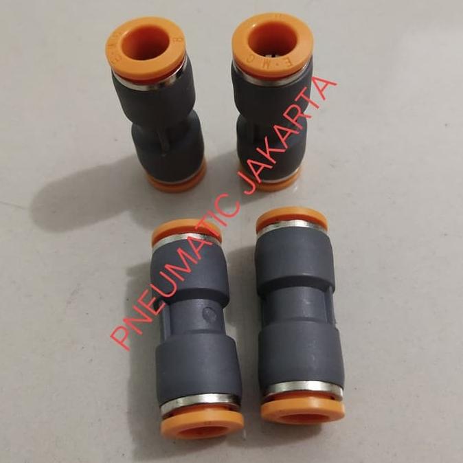 Jual Fitting Straight Lurus I EPU-14 EMC Pneumatic pneumati66 Diminati ...