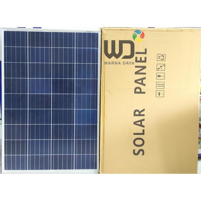 Jual (BISA COD) PROMO SOLAR PANEL SOLAR CELL PANEL SURYA SUN ASIA 100WP ...