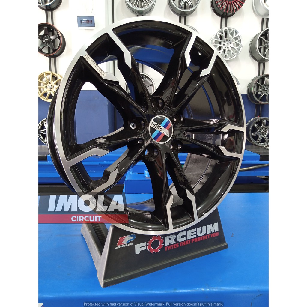 Jual Jual velg mobil racing keren R17 HSR Mannheim M6 Ring 17 Lubang ...