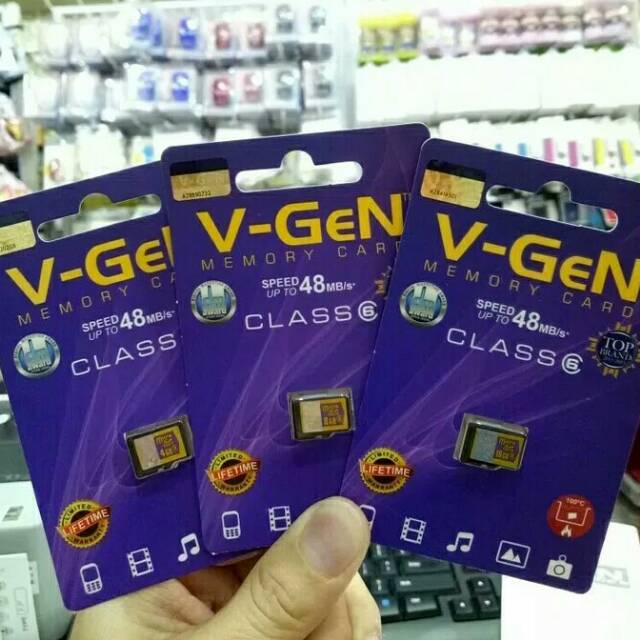 Ready go to ... https://shope.ee/LOATj15kd [ Jual V-GEN Micro SD Vgen 4GB 8GB 16GB 32GB  Micro SDHC Memory Card Originall | Shopee Indonesia]