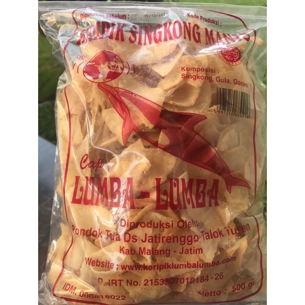 Jual Keripik Singkong Lumba Lumba 500gr Shopee Indonesia