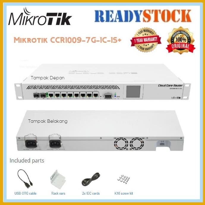 Jual Mikrotik Routerboard Ccr1009-7G-1C-1S+ | Shopee Indonesia