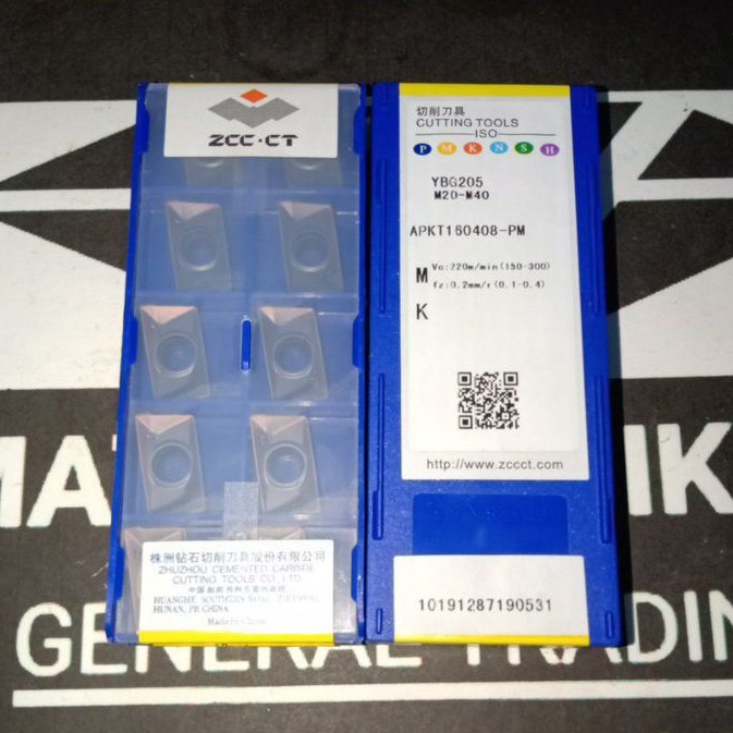 Inserti Di Tornitura ZCC CT DNMG110404-EF YBG205 – 10 Pezzi, Rivestimento PVD, Per Finitura Acciaio Inossidabile