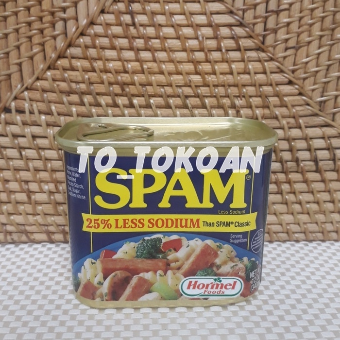 Jual ds20112s Hormel Spam Less Sodium 340 Gram | Daging Babi Olahan ...