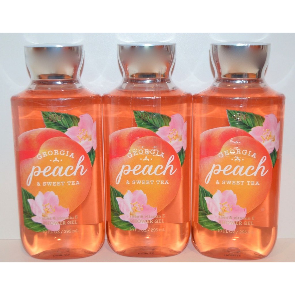 Jual Bath & Body Works / BBW Shower Gel - Georgia Peach & Sweet Tea 295ml |  Shopee Indonesia