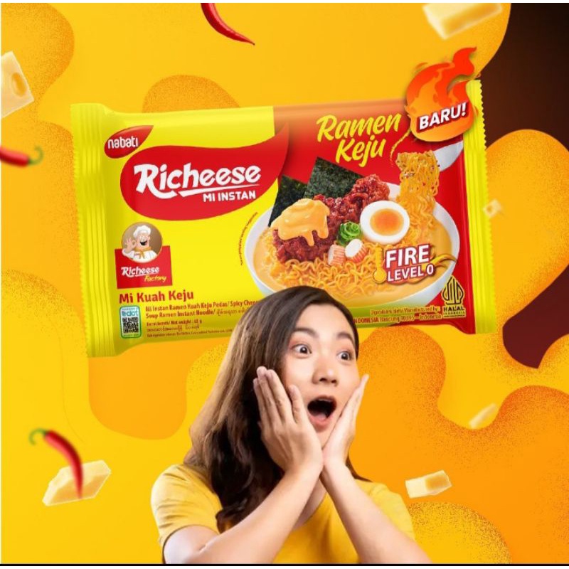 Jual Mie Richeese Ramen Level 3 | Shopee Indonesia