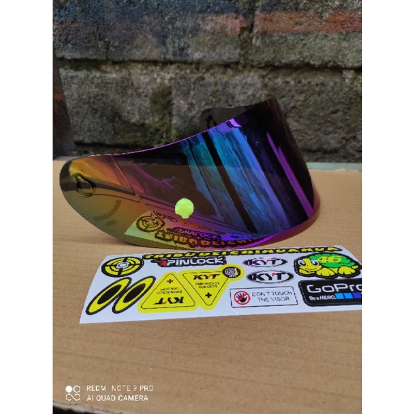 Jual Paket Flat Visor Pnp Ink Cl Max Post Talang Air Kaca Helm Pnp Ink Cl Max Warna Iridium