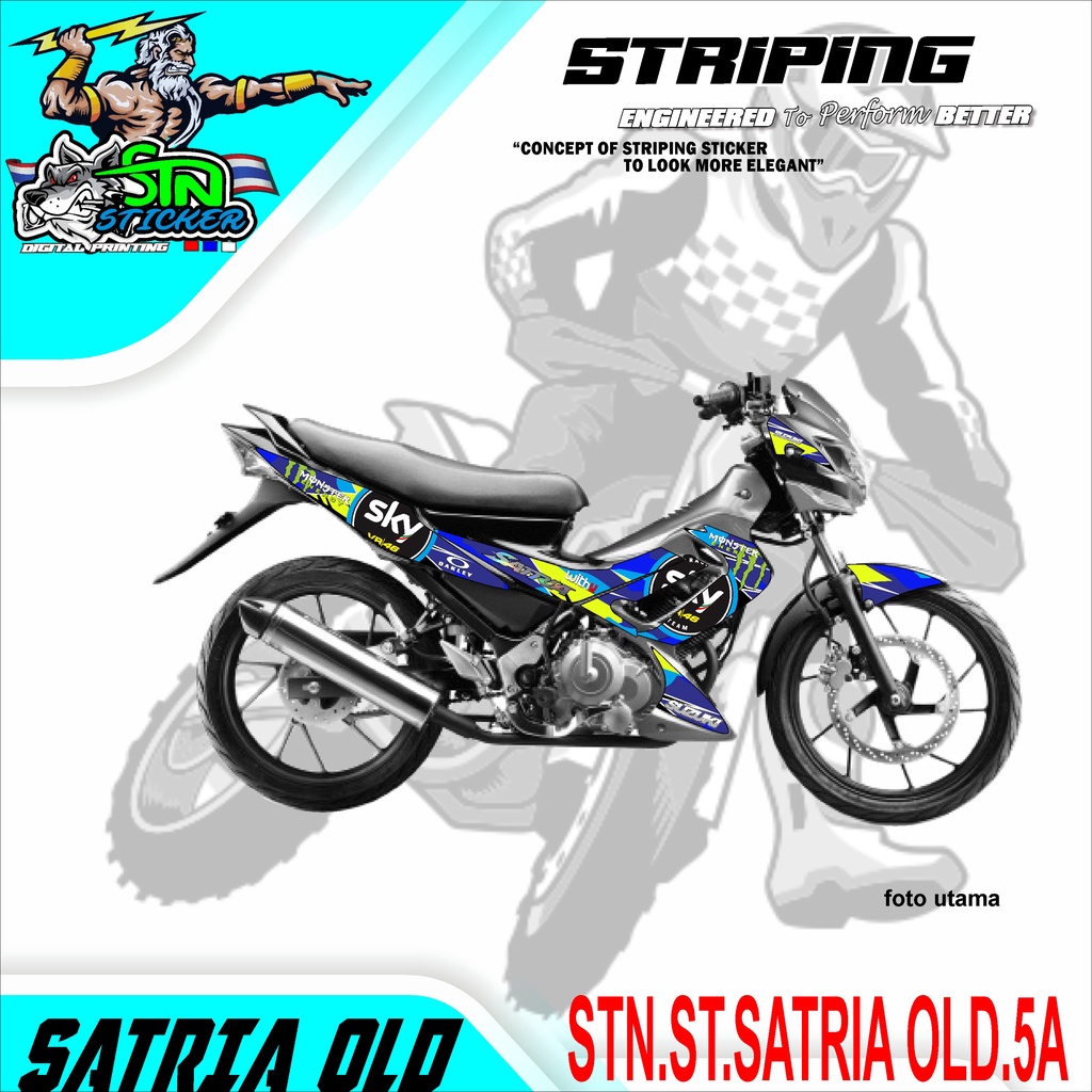 Jual Stiker Striping List Variasi Satria old/Sticker Striping Satria ...