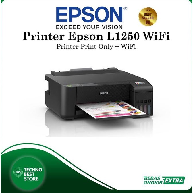 Jual Printer Epson L1250 Inktank Single Function Print Wireless Wifi Qemilmart Shopee 9271