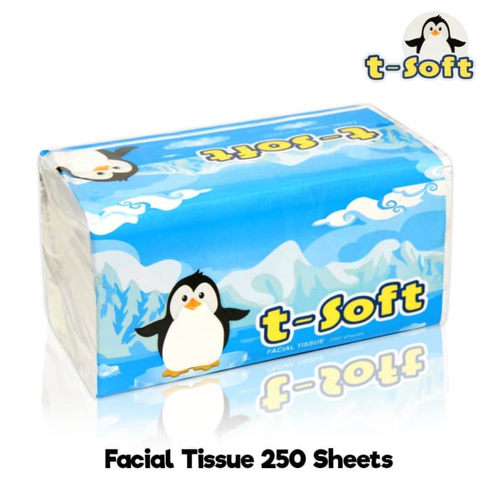 Jual Tissue TSoft Facial Softpack 250Sheet barcode 8997019580536 YANG