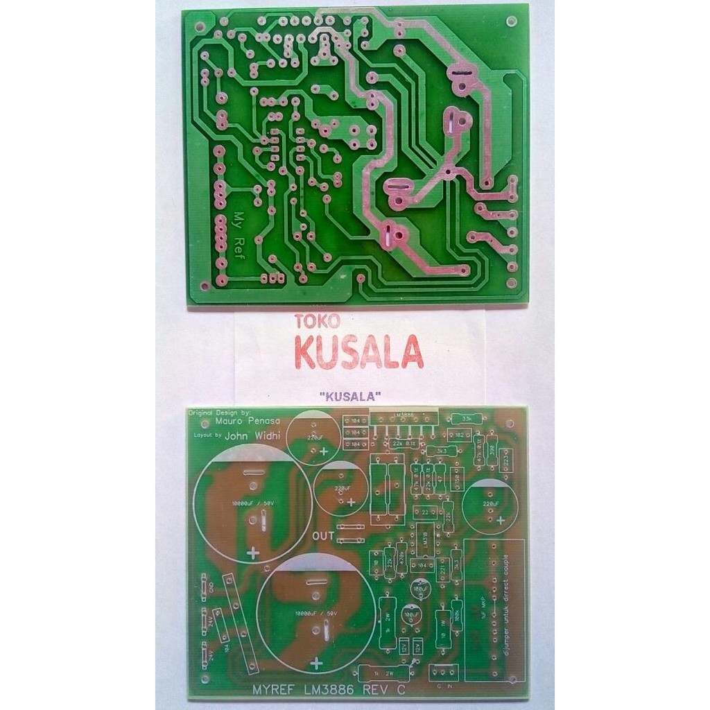 Jual PCB MyRef LM3886 Hijau | Shopee Indonesia