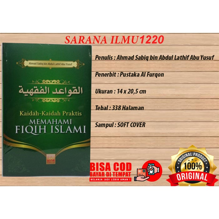 Jual Kaidah Kaidah Praktis Memahami FIQIH ISLAM | Pustaka Al Furqon ...