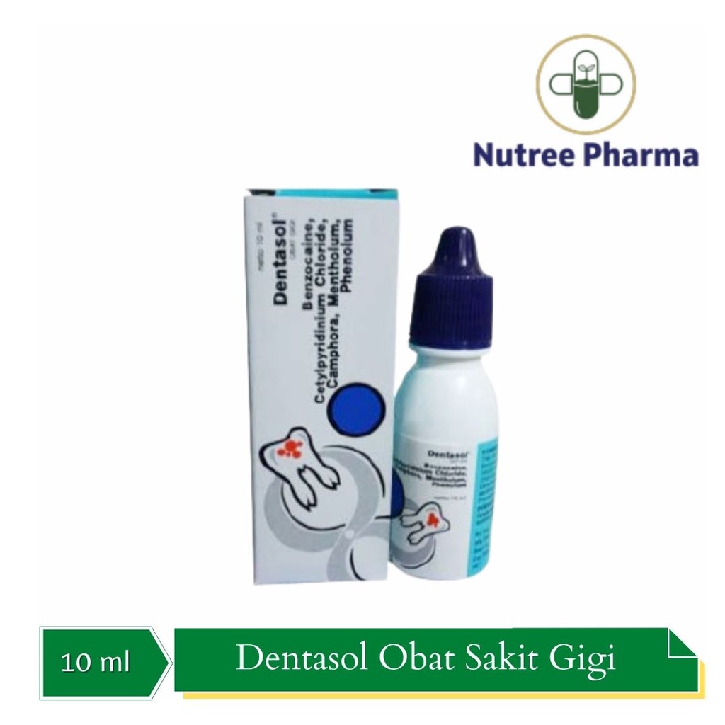Jual DENTASOL OBAT SAKIT GIGI 10 ML | Shopee Indonesia