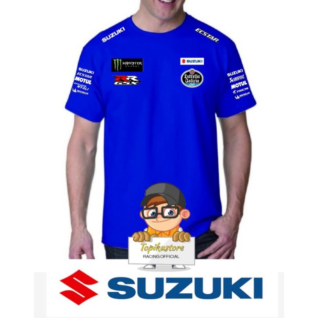 Jual Kaos Racing Distro Team Crew Suzuki Ecstar Moto GP 2022 Premium ...