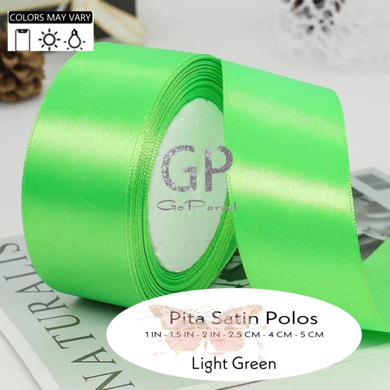 Pita Satin Polos 25mm Sateen Ribbon Hiasan Kado - foto 5