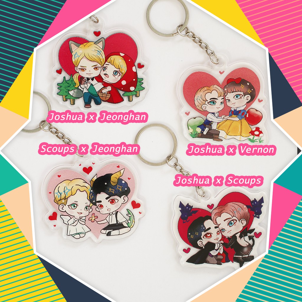 Jual SVT Seventeen COUPLE Keychain, Gantungan Kunci Kpop | Shopee Indonesia