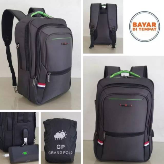 Jual Tas Ransel USB 3 In 1 / Ransel Multifungsi Grand Polo Original ...