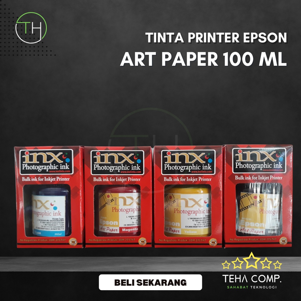 Jual Tinta Art Paper Inx 100ml BK. Y. M. C. | Shopee Indonesia