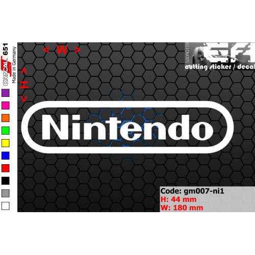 Jual ea cutting sticker / decal Code: gm007-ni1 ( nintendo ) | Shopee ...