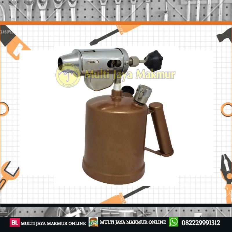 Jual KOMPOR BAKAR / FLAME BLOWER BRASS ATS 1 KG / 1 LITER | Shopee ...