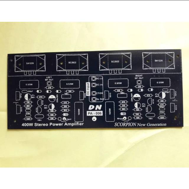 Jual Pcb power amplifier stereo 400watt | Shopee Indonesia