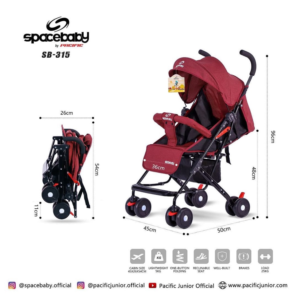 Stroller shop murah shopee