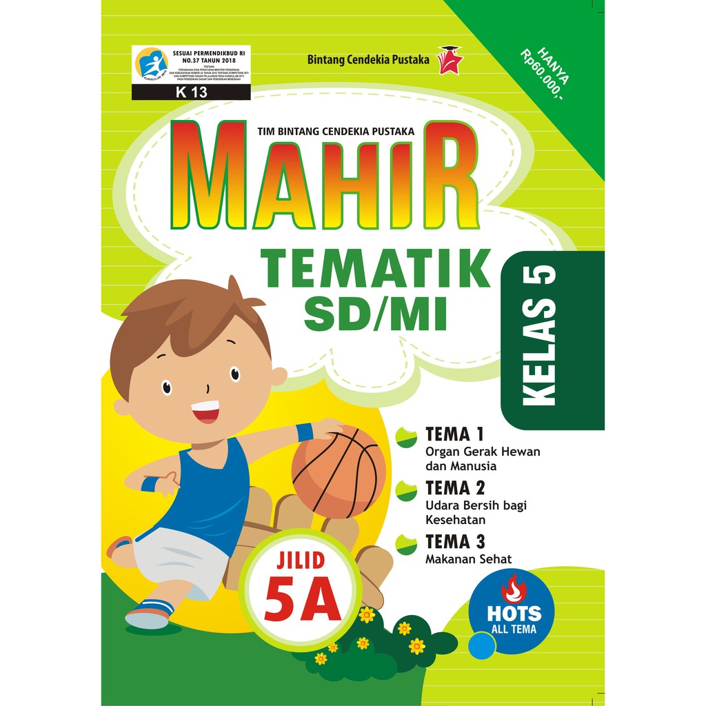 Jual Edu Penguin Buku Mahir Tematik SD/MI Kelas 5 Jilid 5A | Shopee ...