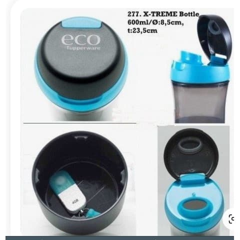 Jual tupperware extreme bottle / x-treme bottle xtreme bottle black ...