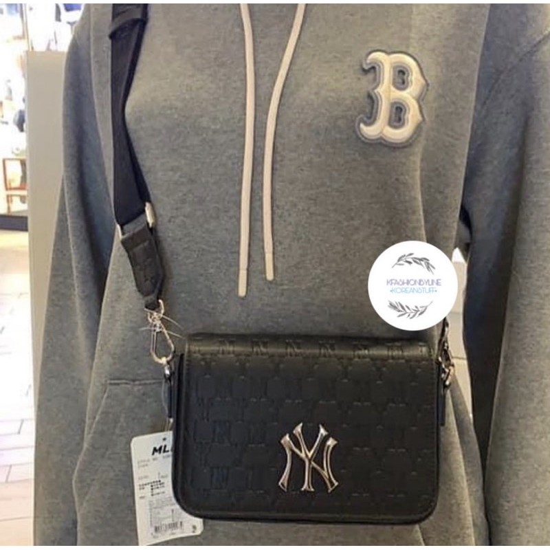 mlb monogram hoody bag new york yankees