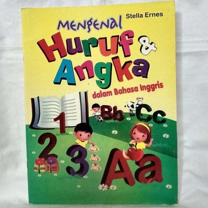 Jual Buku Anak Belajar Mengenal Huruf Dan Angka 2 Bahasa | Shopee Indonesia