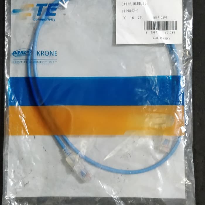 Jual Commscope AMP Patch Cord UTP Cat.5 Slim 1 meter 2 meter 3 meter Shopee Indonesia
