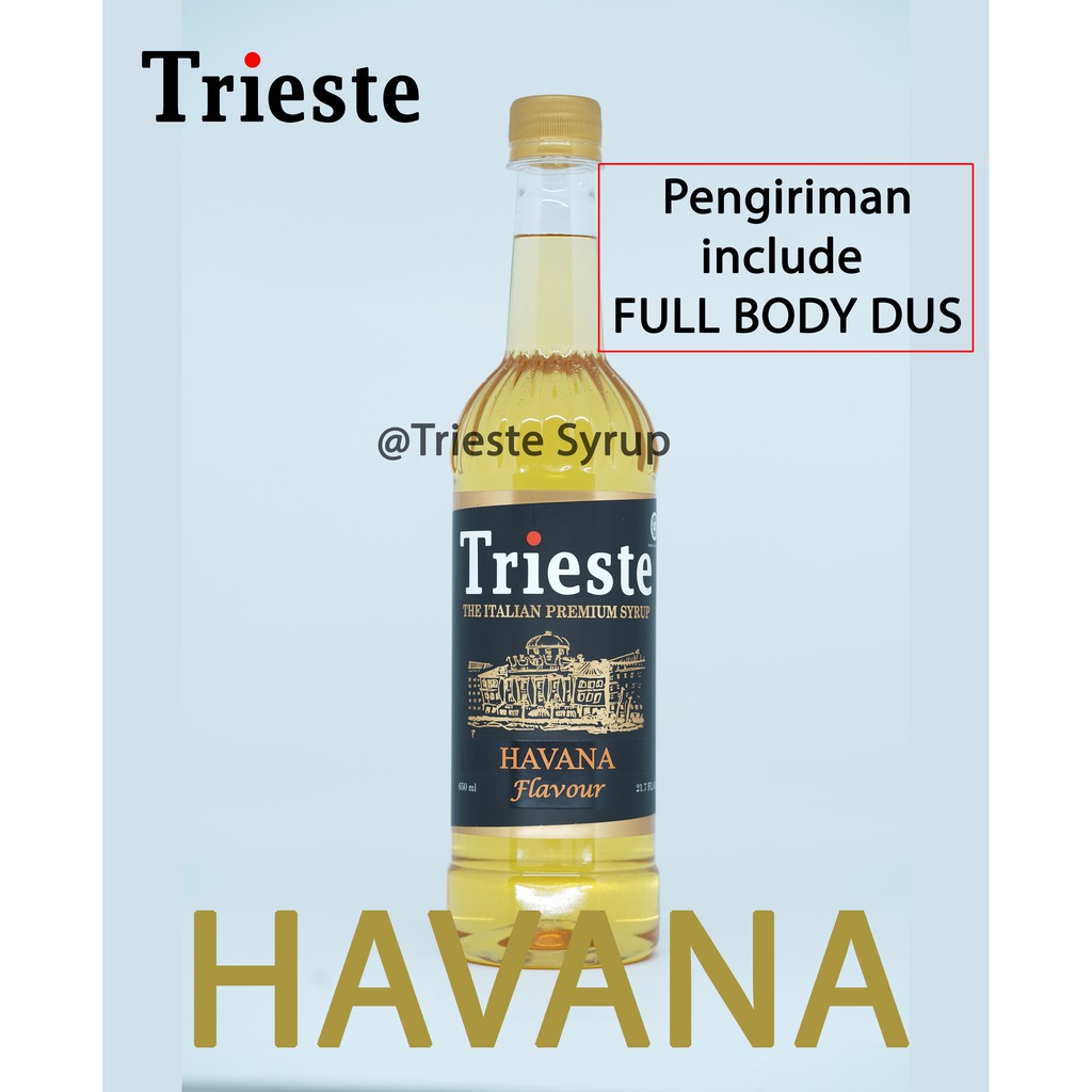 Jual Trieste Syrup Rasa Havana / Jamaica Rum | Shopee Indonesia