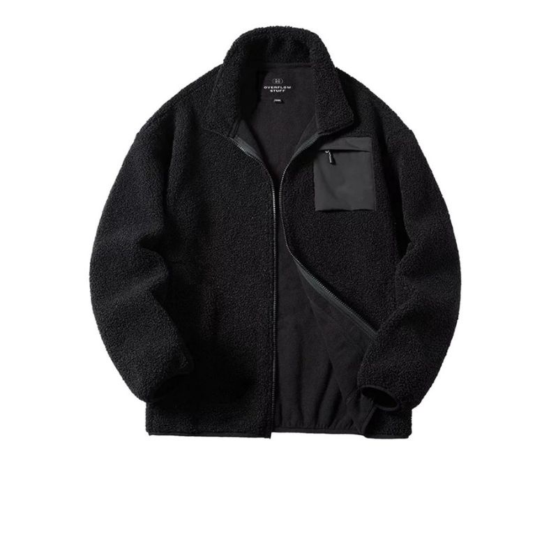 Jual JAKET FLEECE FLUFFY JAKET SHERPA UNISEX JAKET SHERPA THRIFT JAKET SHERPA UNIQLO MANTEL MUSIM DINGIN Shopee Indonesia
