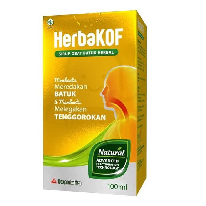 Jual Herbakof Obat Batuk Pilek Herbal Syrup Ml Shopee Indonesia