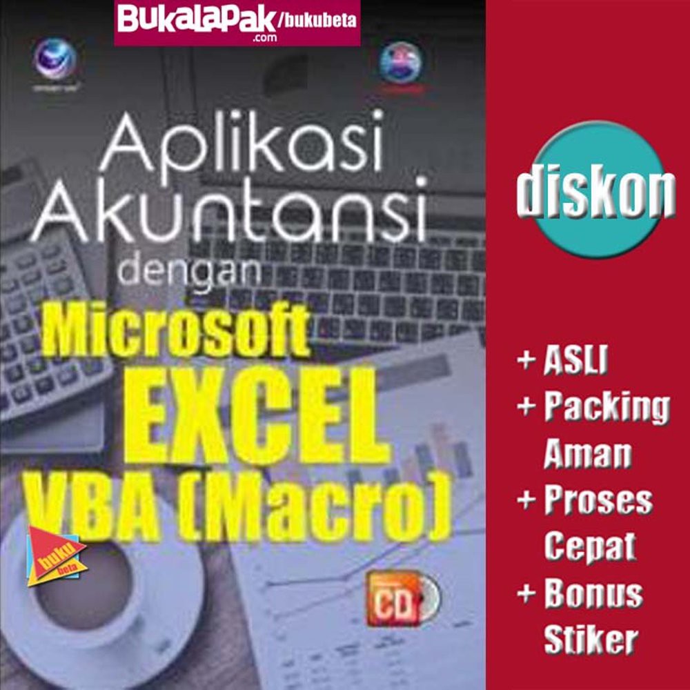 Jual Aplikasi Akuntansi Dengan Microsoft Excel VBA Macro Bonus CD ...