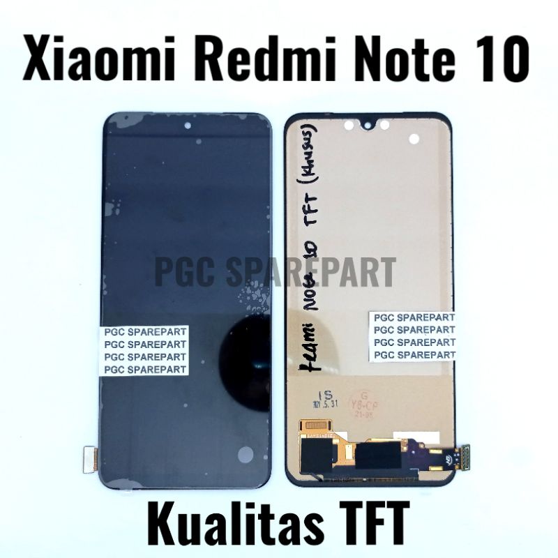 6.43" LCD Screen And Touch Digitizer With Frame For Xiaomi Redmi Note 10 4G / Note 10S