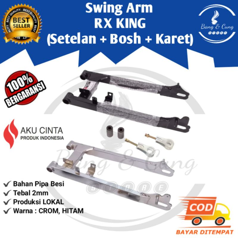 Jual B C Fork Swing Arm Arem Lengan Ayun Motor Yamaha Rx King Set Bosh Setelan Karet Sasis