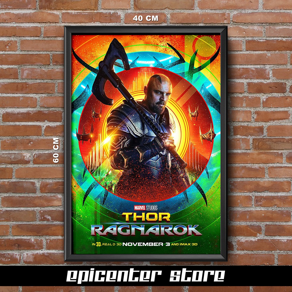 Jual Poster Film Thor Ragnarok - Skurge 40x60 + Frame | Shopee Indonesia