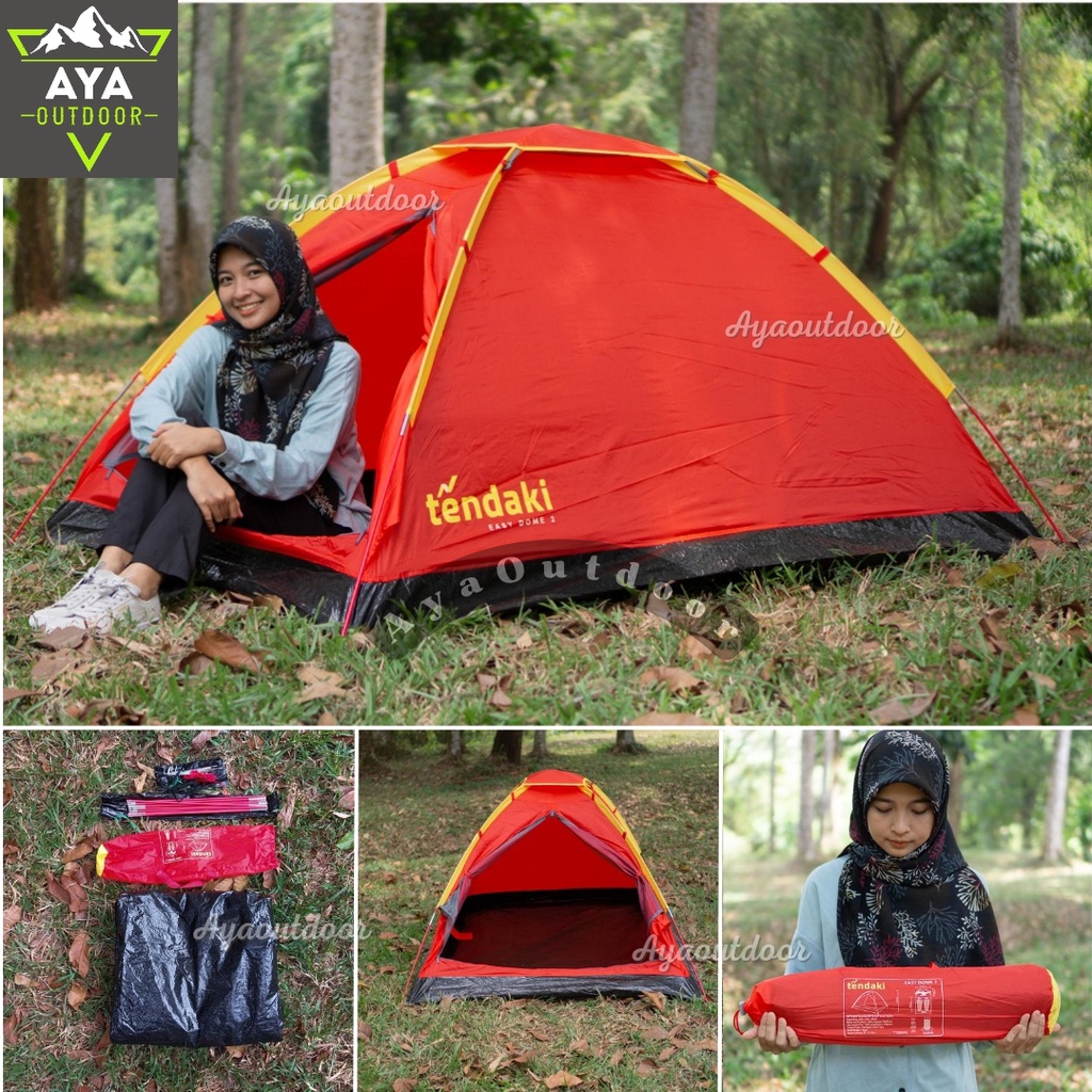 Jual Grosir tenda dome camping termurah tendaki easy dome 2 terlaris