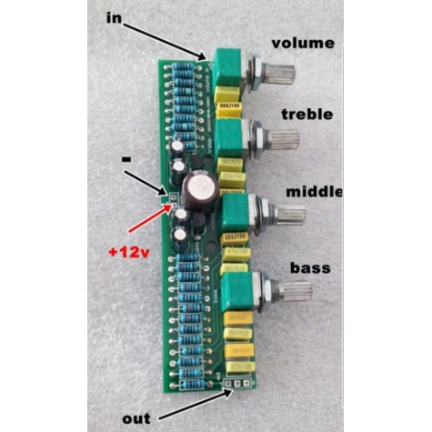 Jual Stereo tone control + middle, 2 transistor | Shopee Indonesia