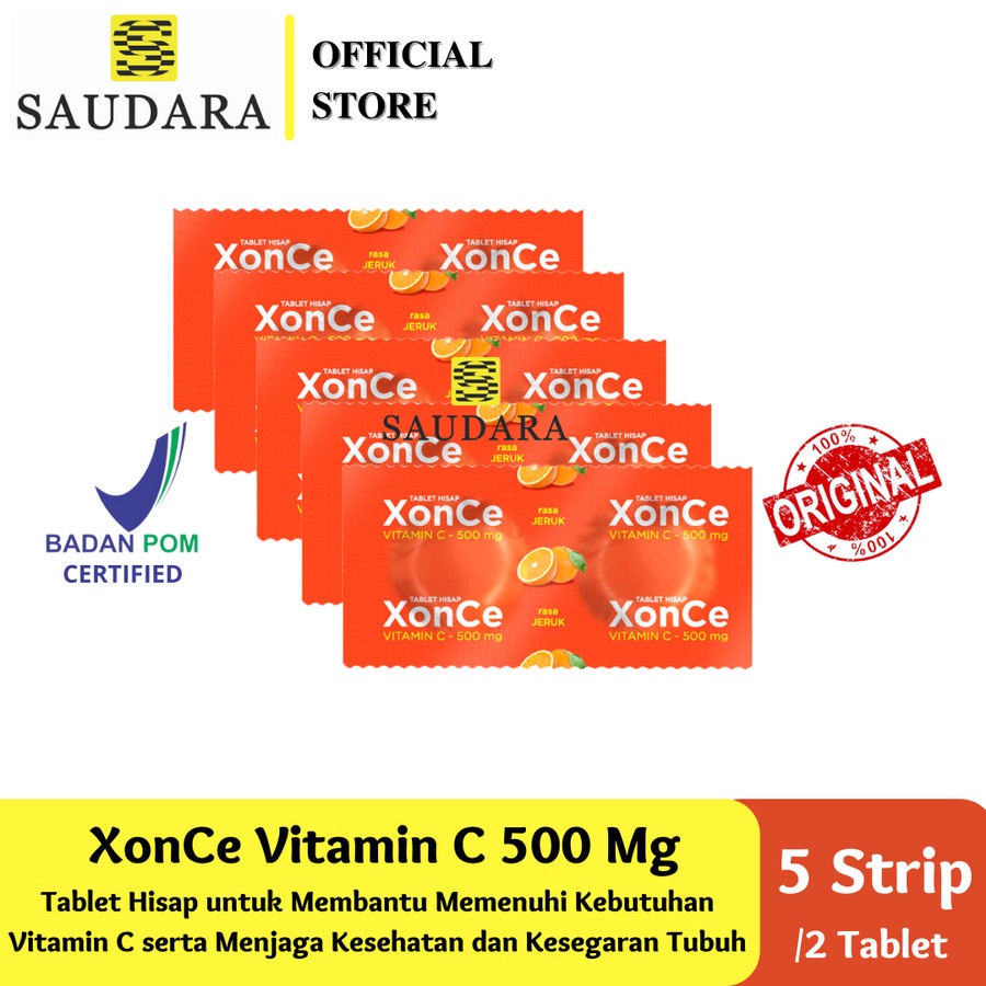 Jual Xon-Ce Tablet 1 Iket (5 Strip @2 Tablet) | Shopee Indonesia
