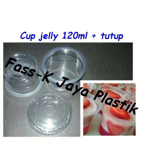 Jual Gelas Puding 120ml Cup Jelly Bening Gelas Agar Tutup Ukuran 120ml Shopee Indonesia