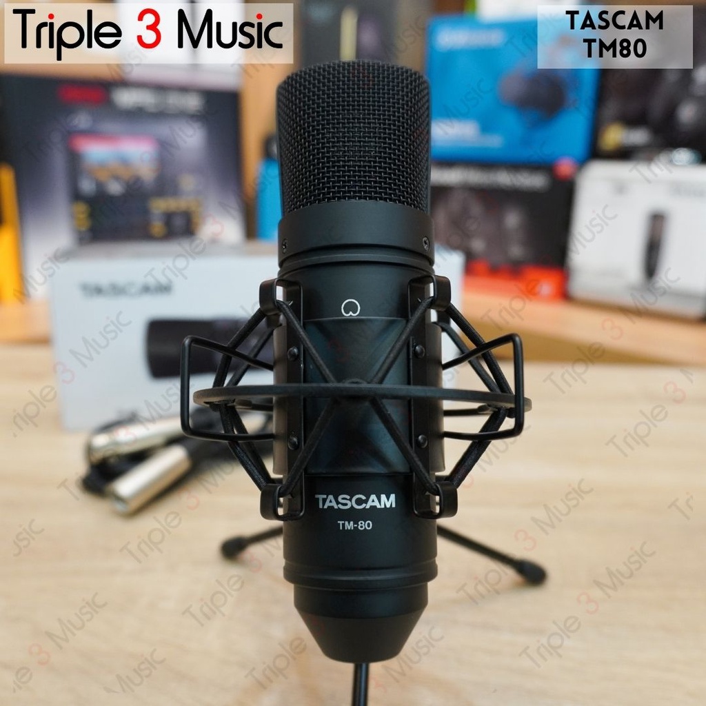 Jual Tascam TM80 |TM 80 | TM-80 Mic Condenser Pro Shockmount Kabel ...