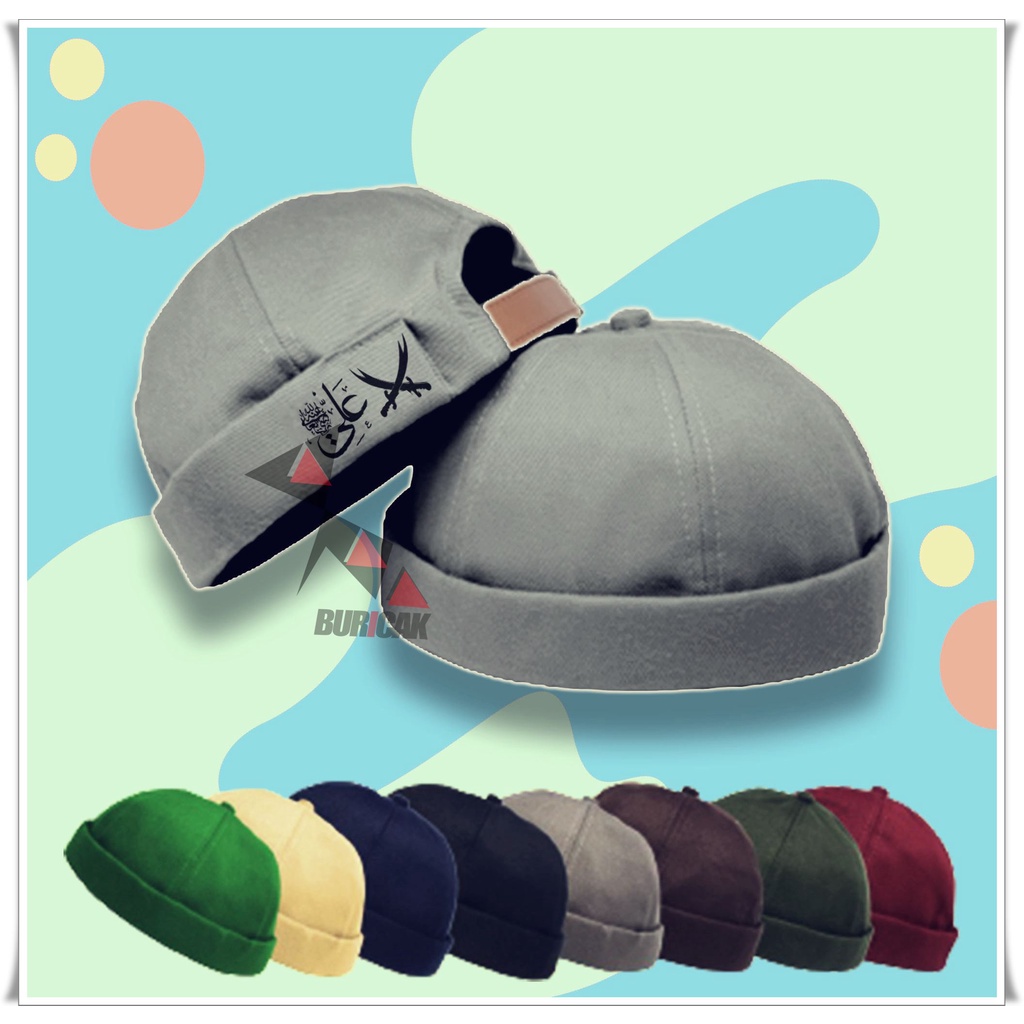 Jual Miki Hat Ali Bin Abi Thalib Pedang Peci Mikihat Topi Brimless Ali