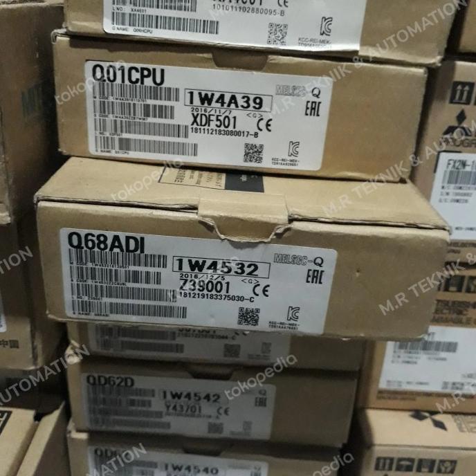 Jual Q68Adi Analog Digital Converter Module Plc Mitsubishi Electric ...