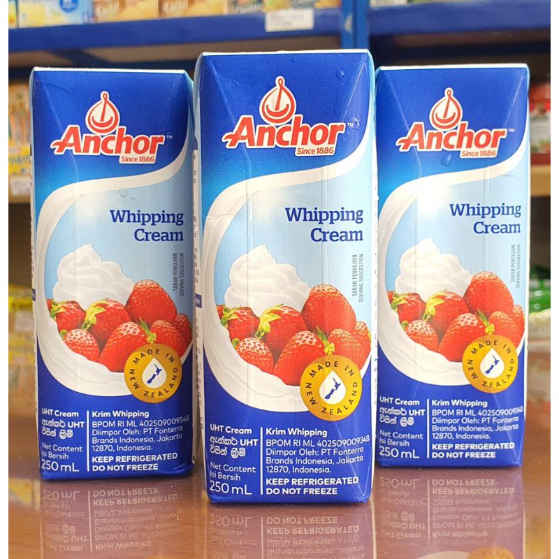 Jual Anchor Whipping Cream 250Ml / Anchor WhipCream 250Ml (Expired