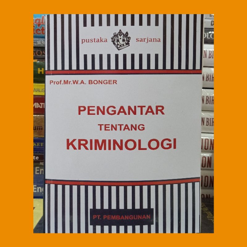 Jual Pengantar Tentang Kriminologi | Shopee Indonesia