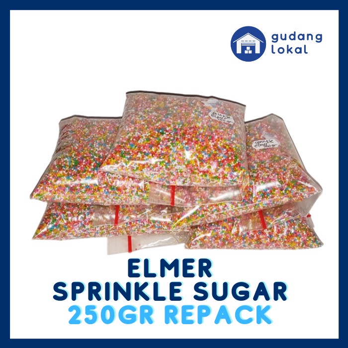 Jual Elmer Sprinkle Sugar - 250Gr - Gula Tabur Sprinkle | Shopee Indonesia