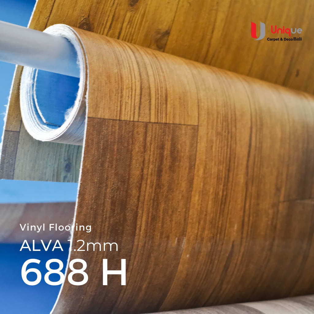 Jual Vinyl Roll Alva Motif Kayu Tebal Mm Karpet Vinyl Untuk Lantai